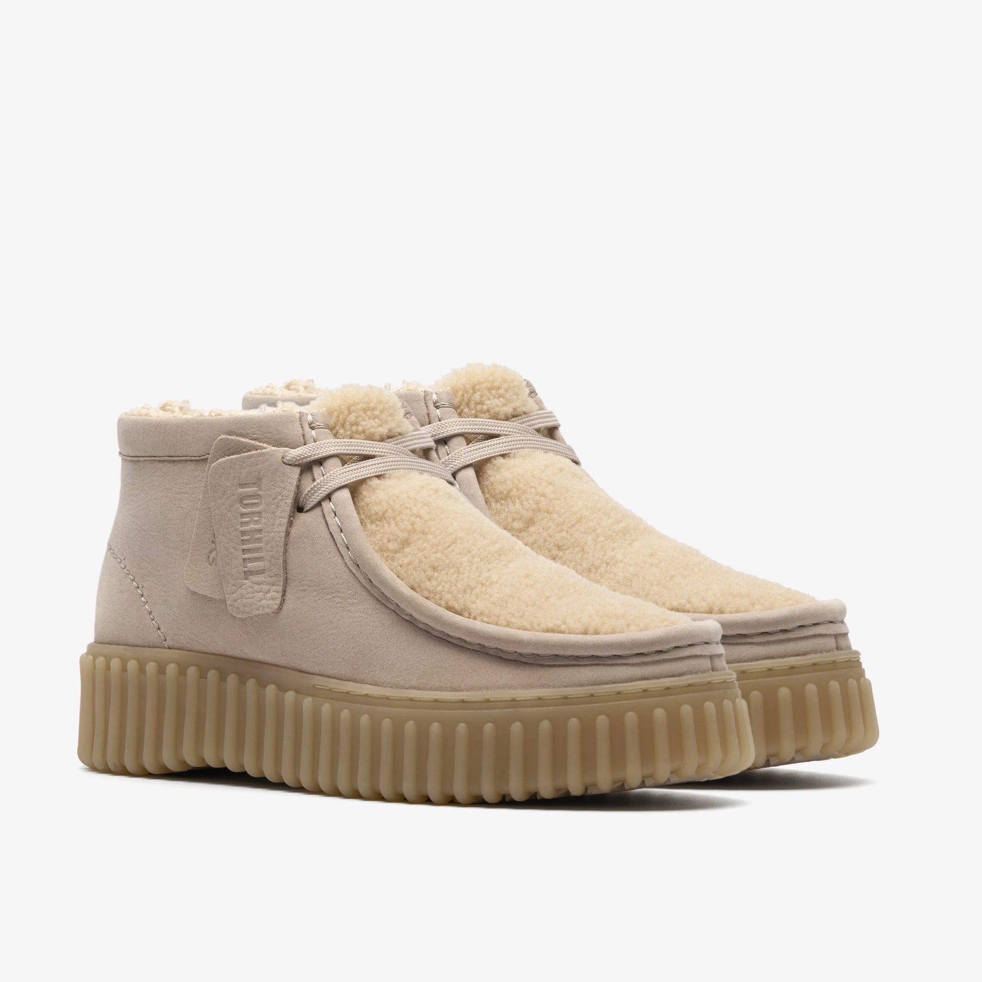 Botas De La Marca Clarks  Para Mujer Modelo Torhill Moss Sand Wlined En Color Beige