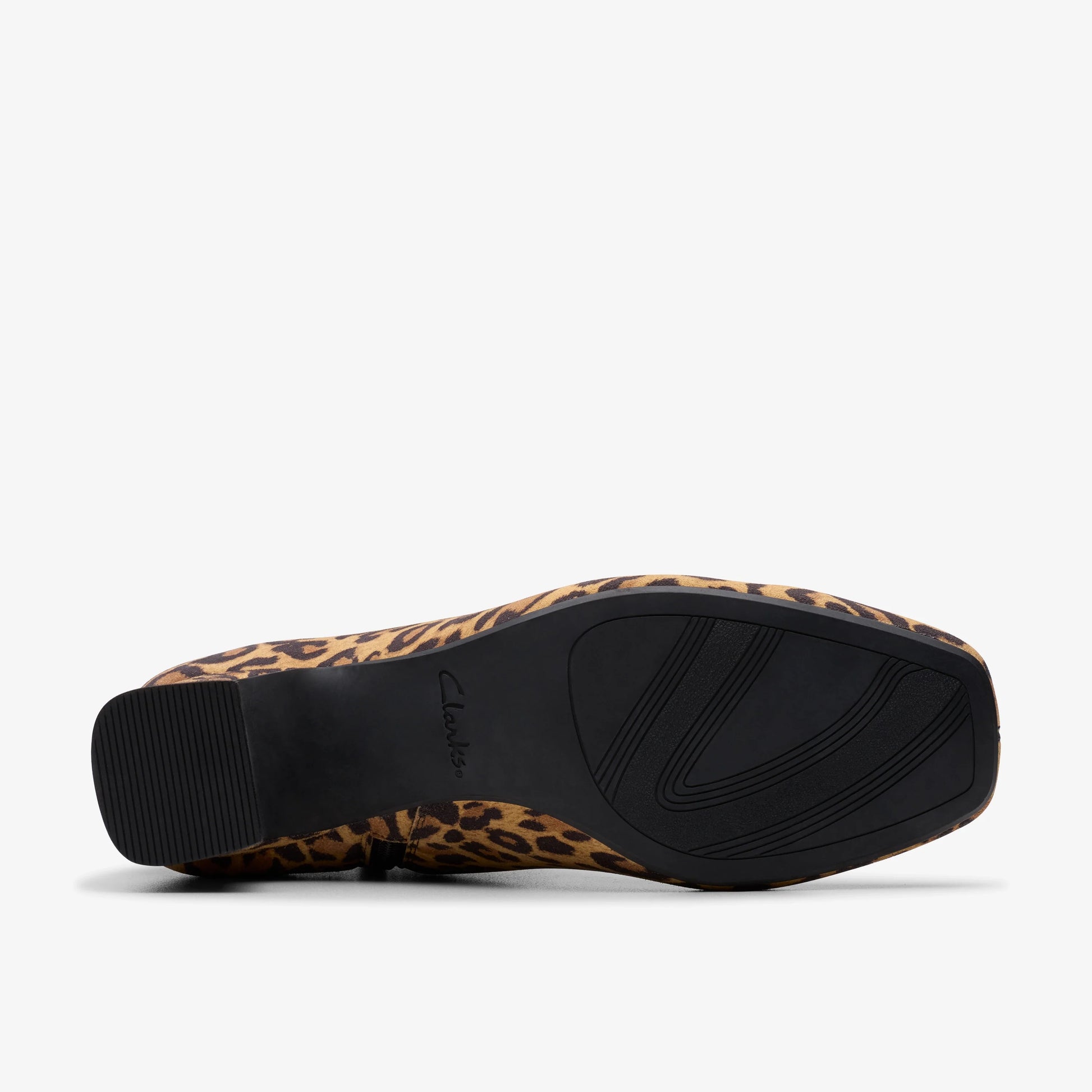 Botas De La Marca Clarks  Para Mujer Modelo Fernie Zip Leopard Suede En Color Animal Print