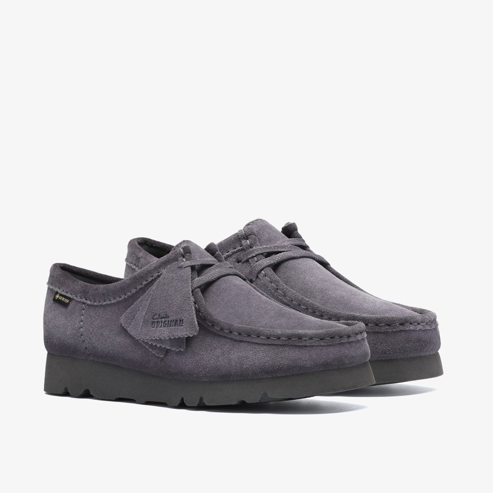 Sandalias De La Marca Clarks  Para Mujer Modelo Wallabee.Gtx Purple Grey Sde En Color Lila