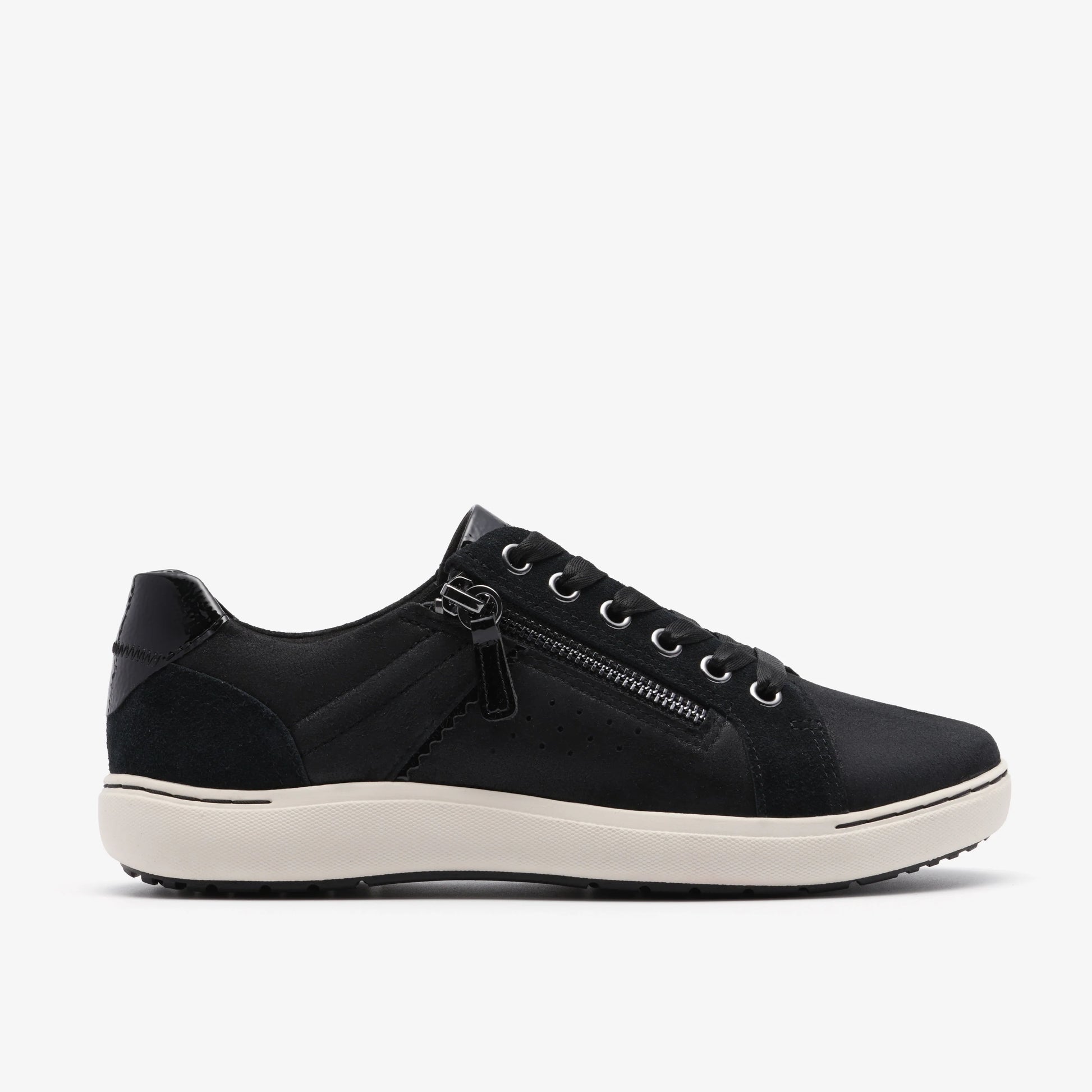 Zapatos Casual De La Marca Clarks  Para Mujer Modelo Nalle Zen Black Interest En Color Negro