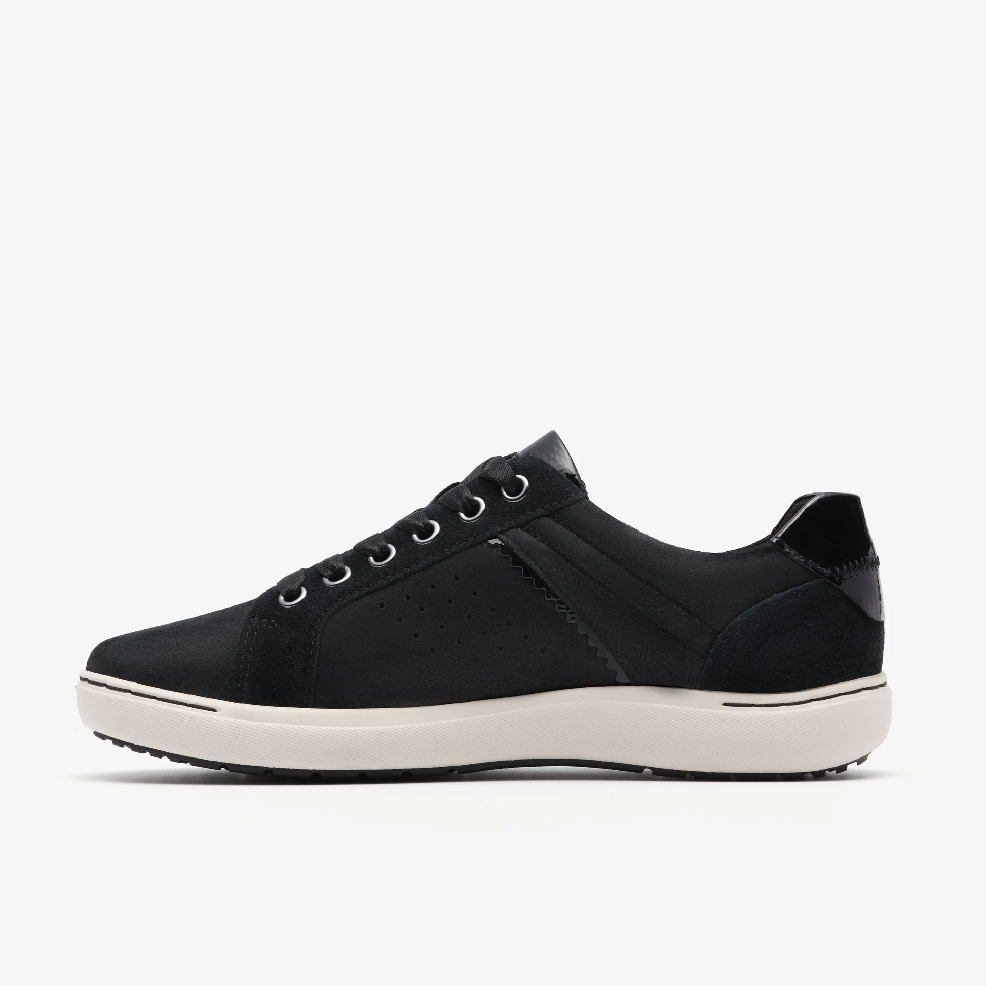 Zapatos Casual De La Marca Clarks  Para Mujer Modelo Nalle Zen Black Interest En Color Negro