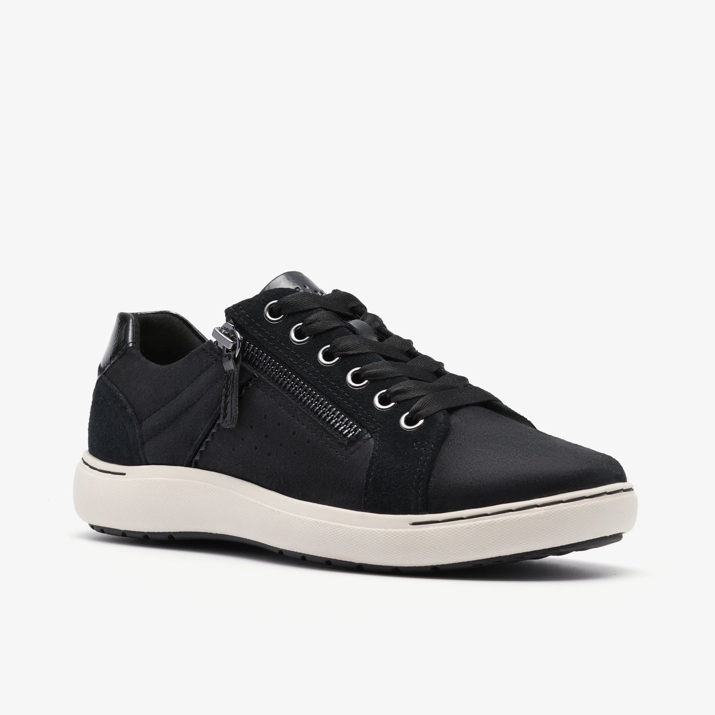 Zapatos Casual De La Marca Clarks  Para Mujer Modelo Nalle Zen Black Interest En Color Negro