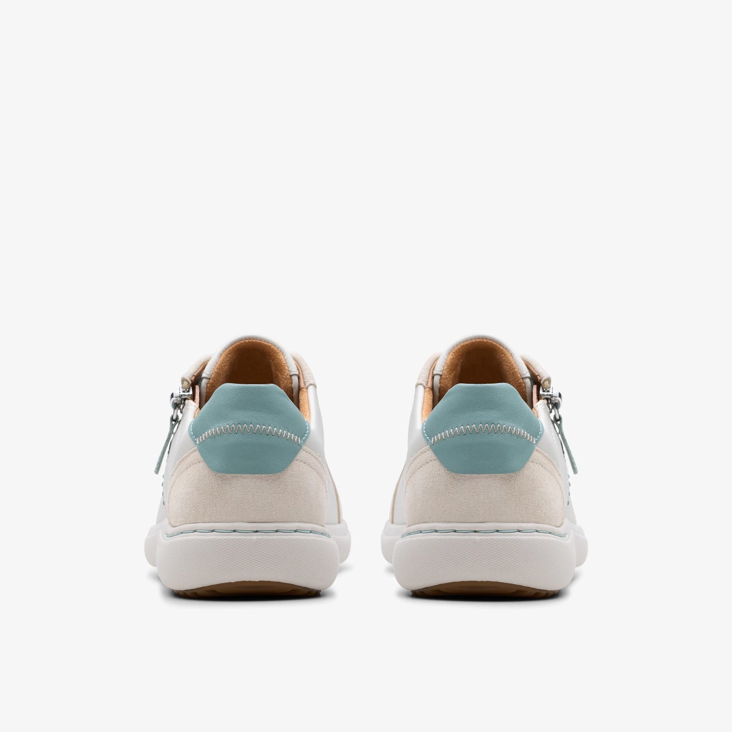 Zapatos Casual De La Marca Clarks  Para Mujer Modelo Nalle Zen White Combi Lea En Color Blanco
