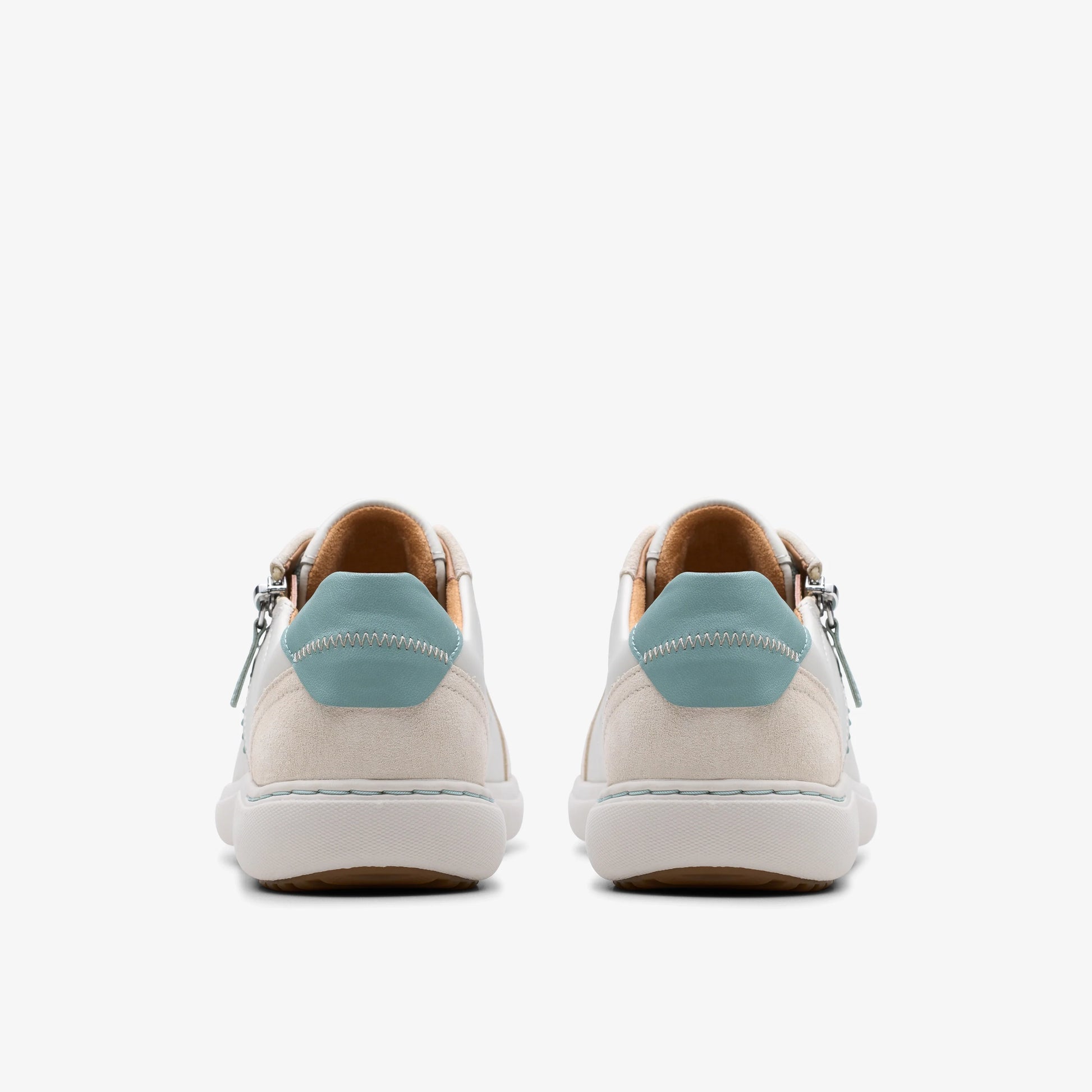 Zapatos Casual De La Marca Clarks  Para Mujer Modelo Nalle Zen White Combi Lea En Color Blanco