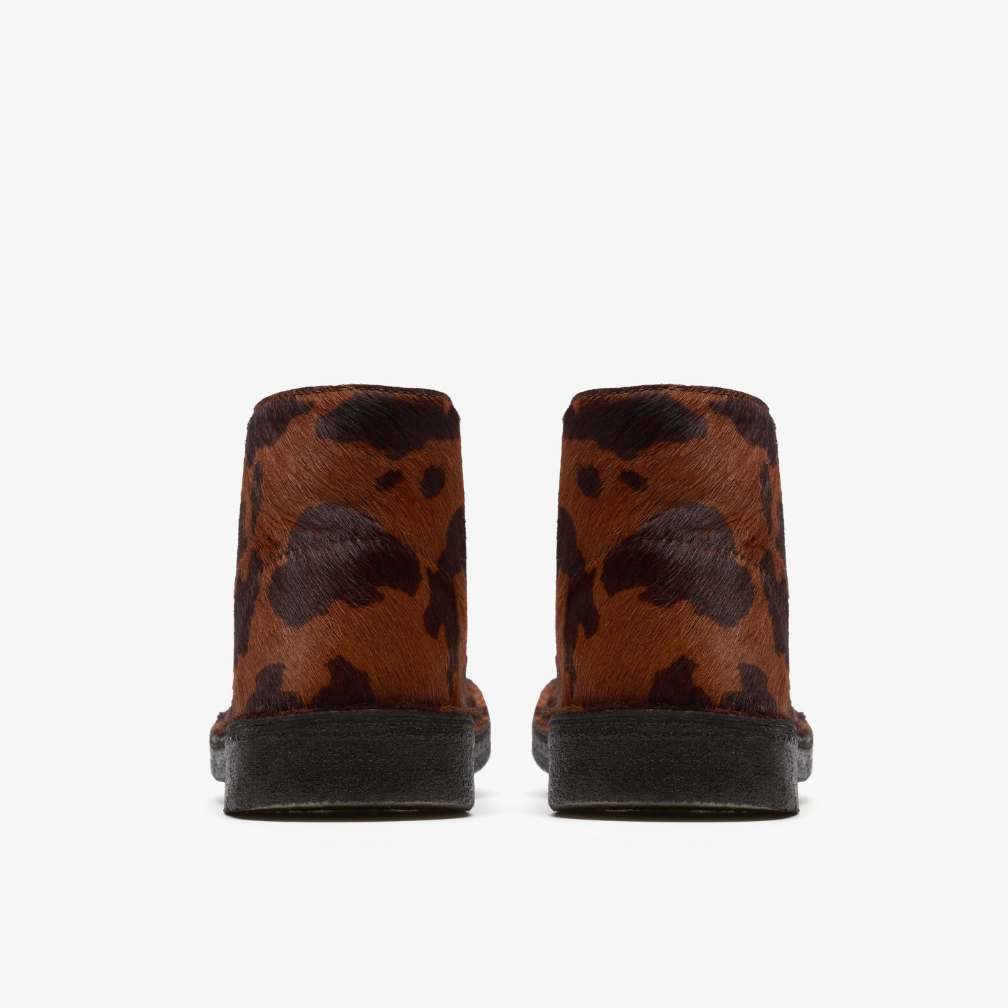 CLARKS | BOTINES | MUJER | DESERT BOOT BROWN COW PRINT | ANIMAL PRINT