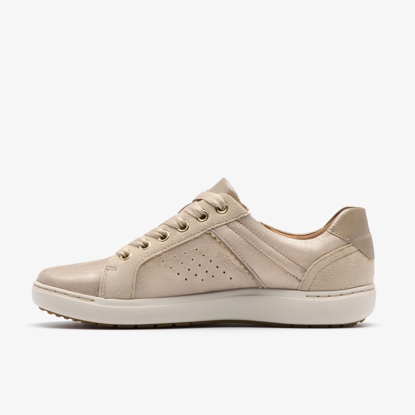 Zapatos Casual De La Marca Clarks  Para Mujer Modelo Nalle Zen Metallic En Color Metálico