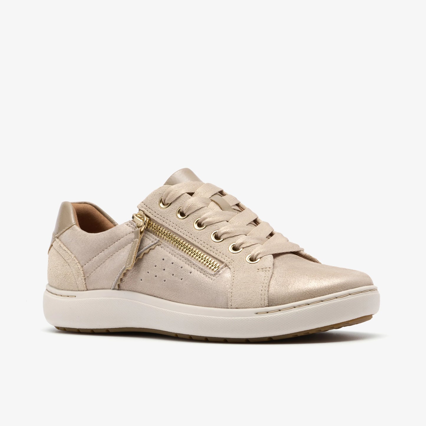 Zapatos Casual De La Marca Clarks  Para Mujer Modelo Nalle Zen Metallic En Color Metálico