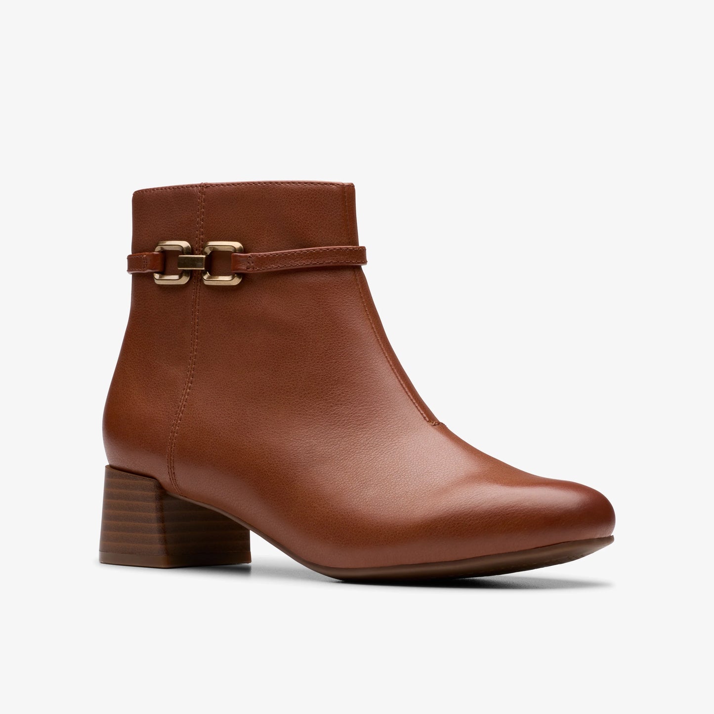Botas De La Marca Clarks  Para Mujer Modelo Iridessa Air Dark Tan Lea En Color Marrón