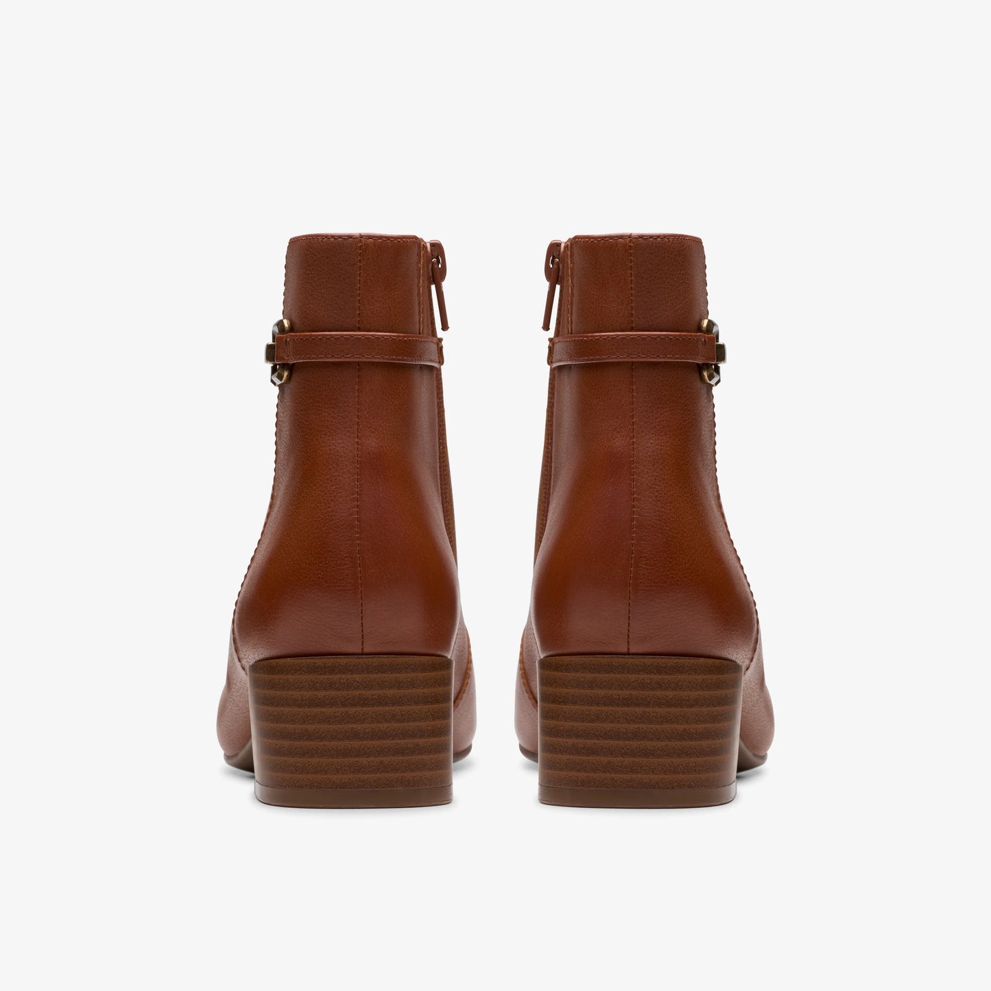 Botas De La Marca Clarks  Para Mujer Modelo Iridessa Air Dark Tan Lea En Color Marrón