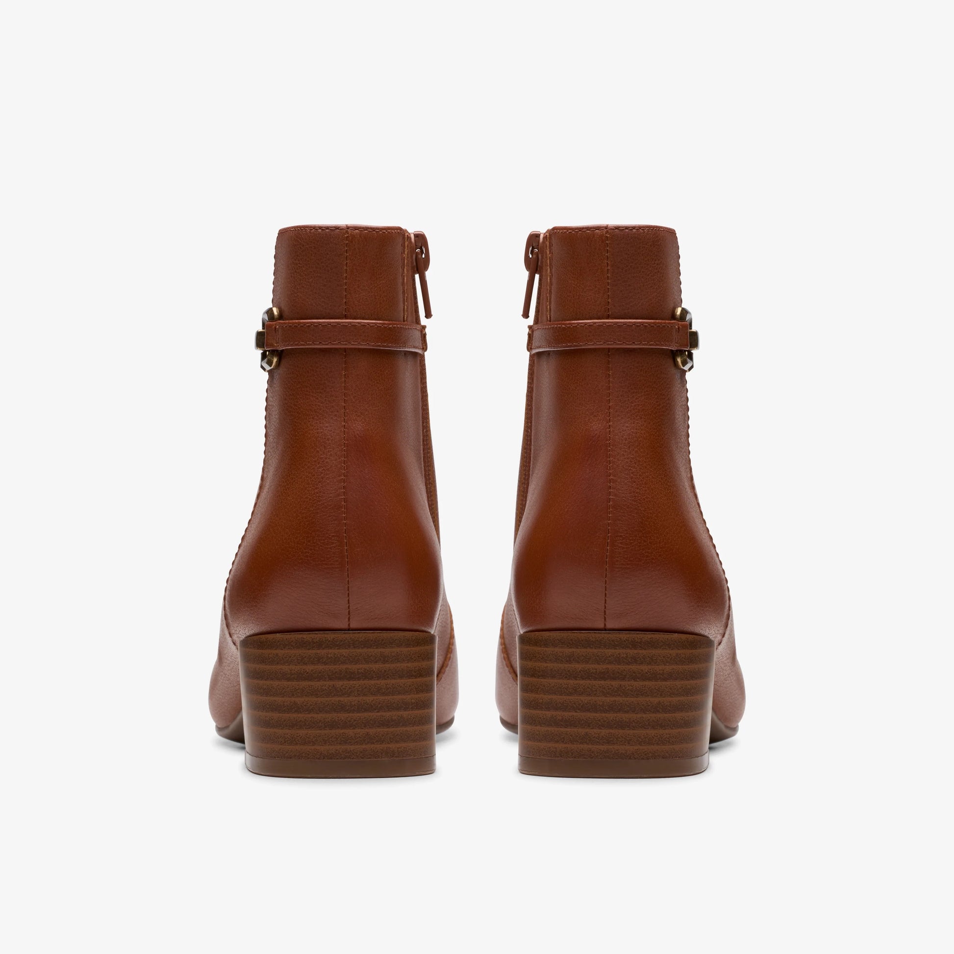 Botas De La Marca Clarks  Para Mujer Modelo Iridessa Air Dark Tan Lea En Color Marrón