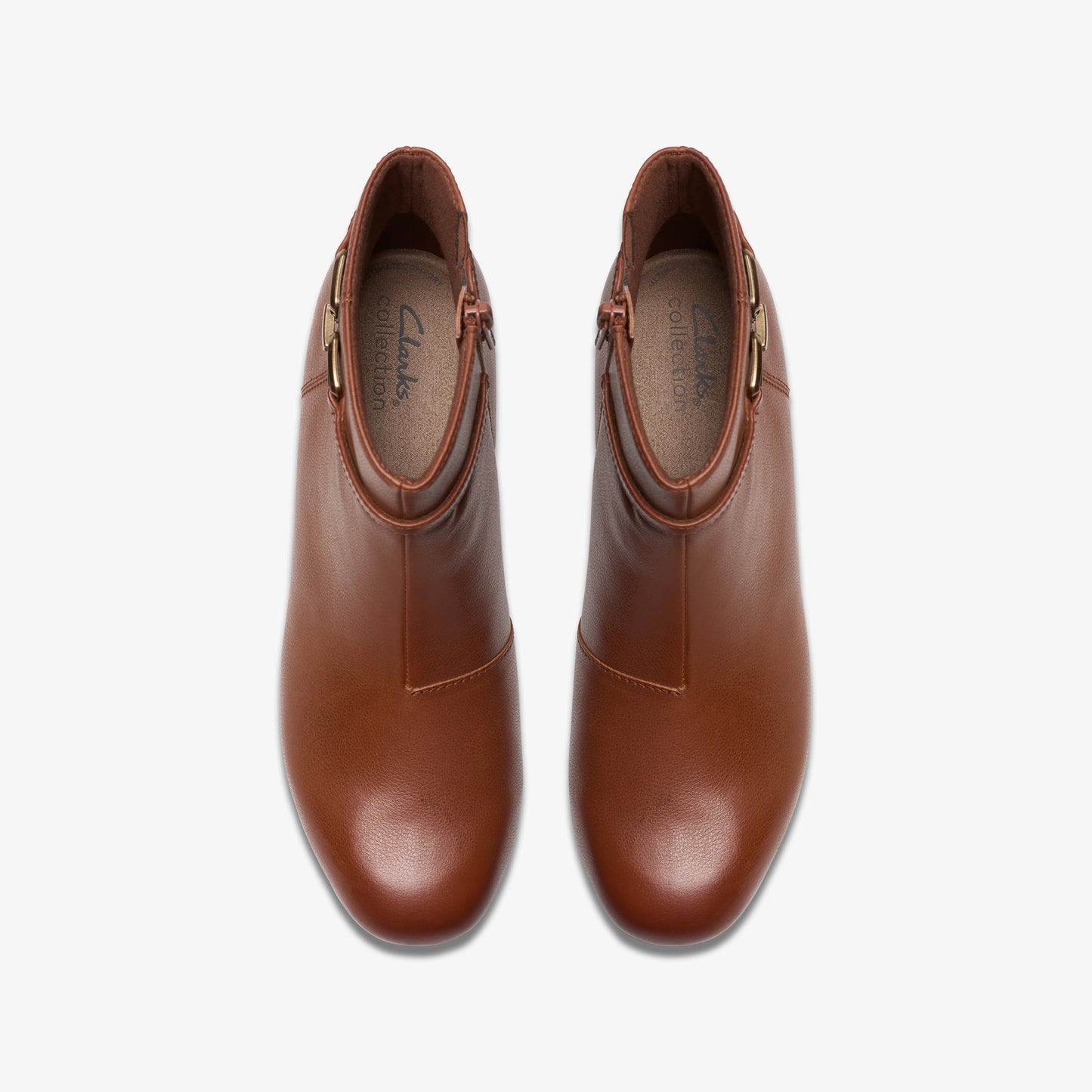 Botas De La Marca Clarks  Para Mujer Modelo Iridessa Air Dark Tan Lea En Color Marrón