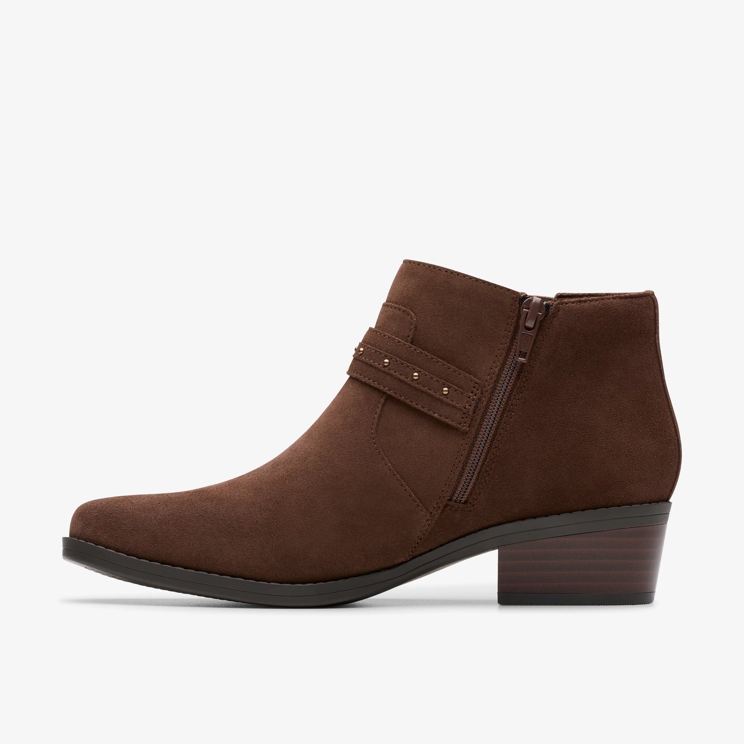 Botas De La Marca Clarks Para Mujer Modelo Danyelle Wish Brown Sde En Color Marrón