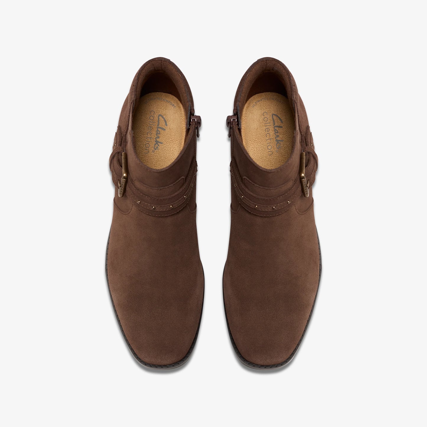 Botas De La Marca Clarks Para Mujer Modelo Danyelle Wish Brown Sde En Color Marrón