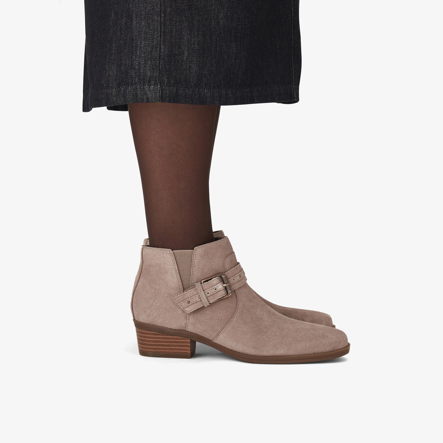 Botas De La Marca Clarks Para Mujer Modelo Danyelle Wish Light Taupe Sde En Color Beige