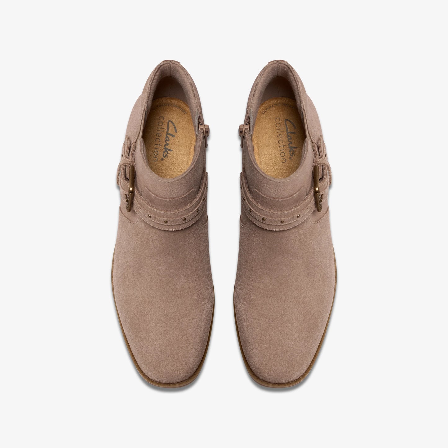 Botas De La Marca Clarks Para Mujer Modelo Danyelle Wish Light Taupe Sde En Color Beige