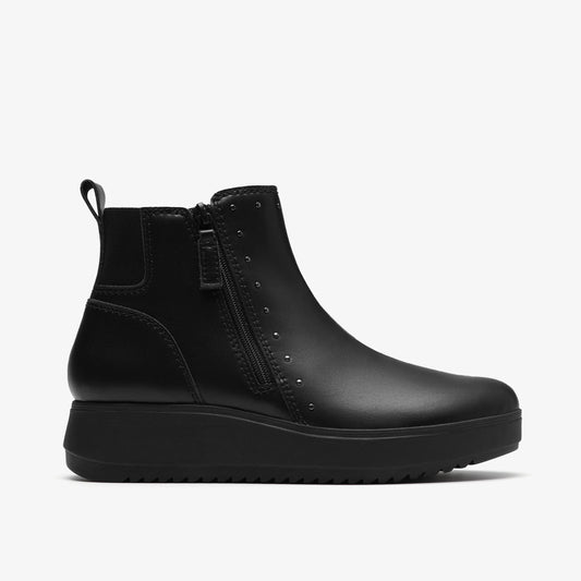 Botas De La Marca Clarks  Para Mujer Modelo Zylah Willow Black Leather En Color Negro