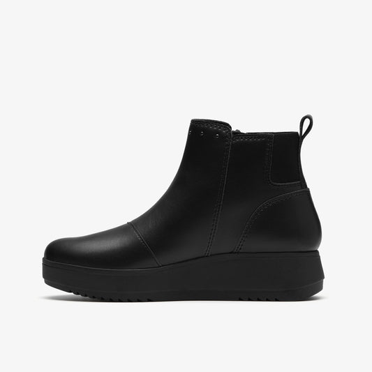 Botas De La Marca Clarks  Para Mujer Modelo Zylah Willow Black Leather En Color Negro