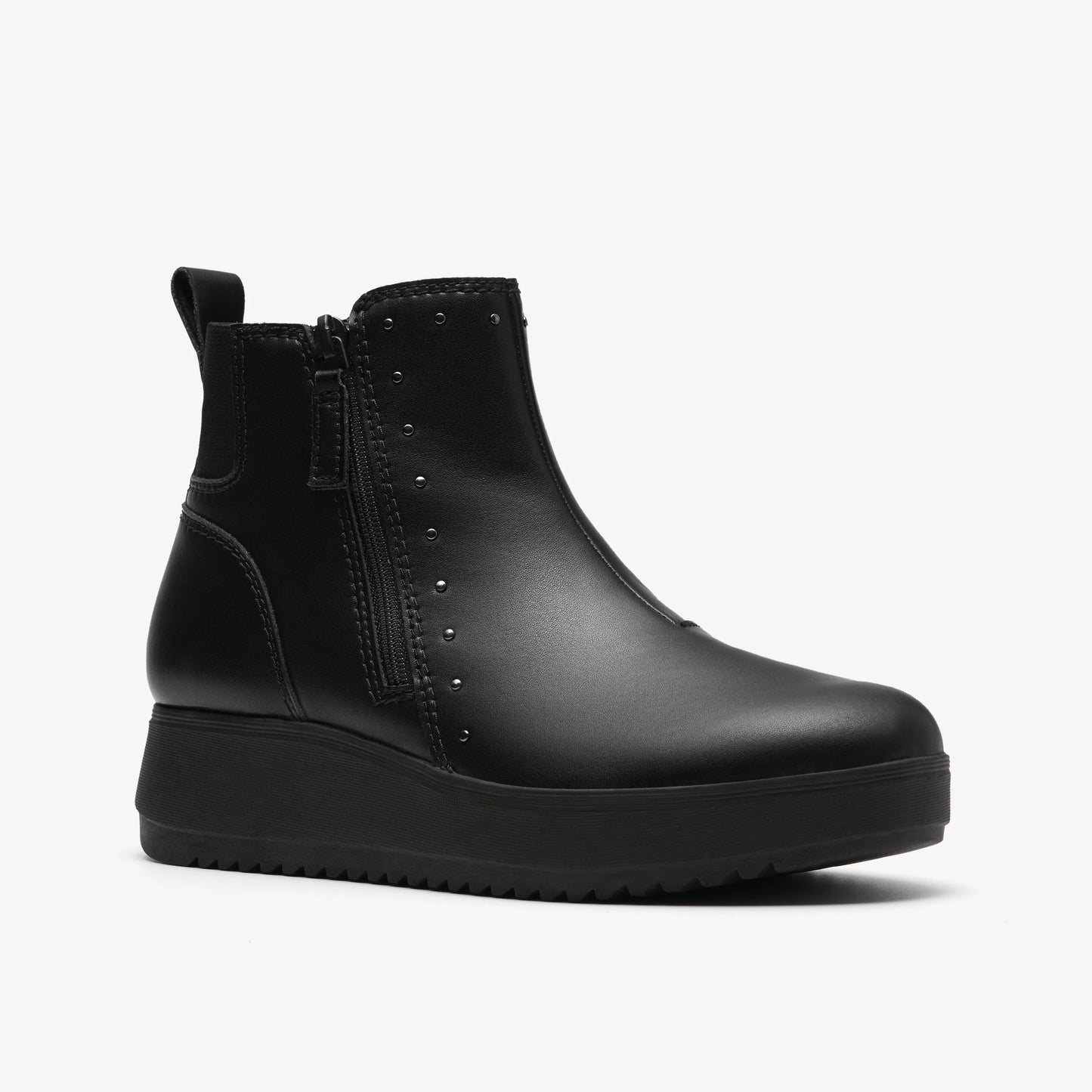 Botas De La Marca Clarks  Para Mujer Modelo Zylah Willow Black Leather En Color Negro