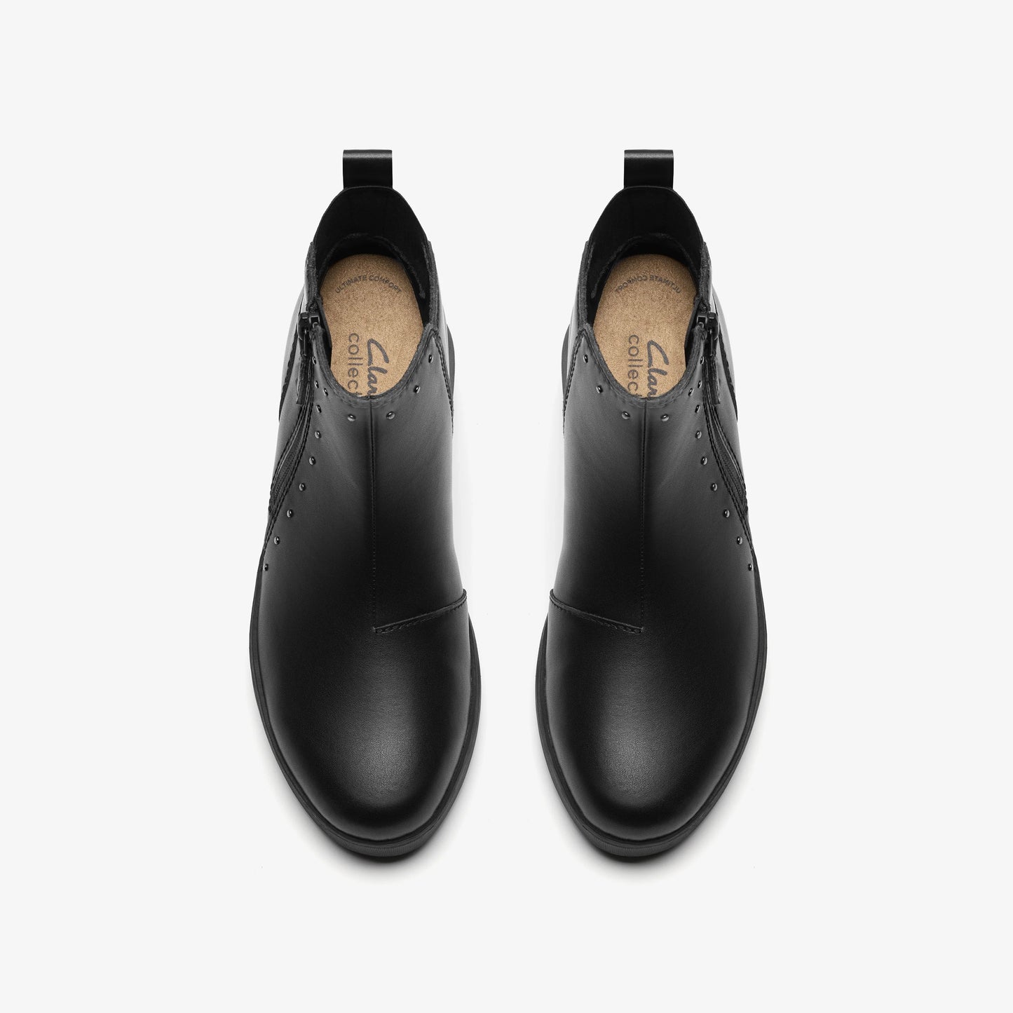 Botas De La Marca Clarks  Para Mujer Modelo Zylah Willow Black Leather En Color Negro