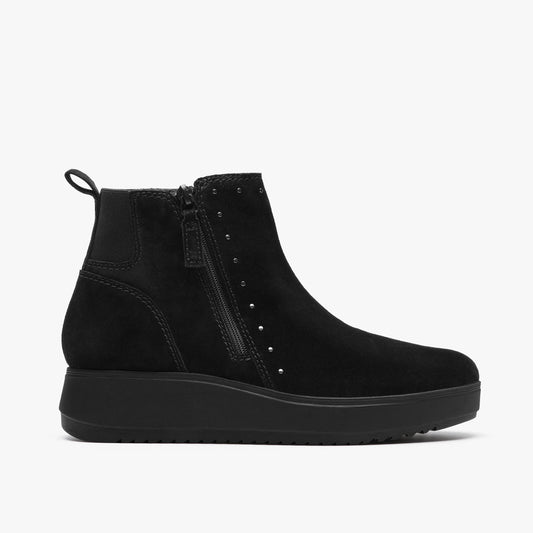 Botas De La Marca Clarks  Para Mujer Modelo Zylah Willow Black Sde En Color Negro