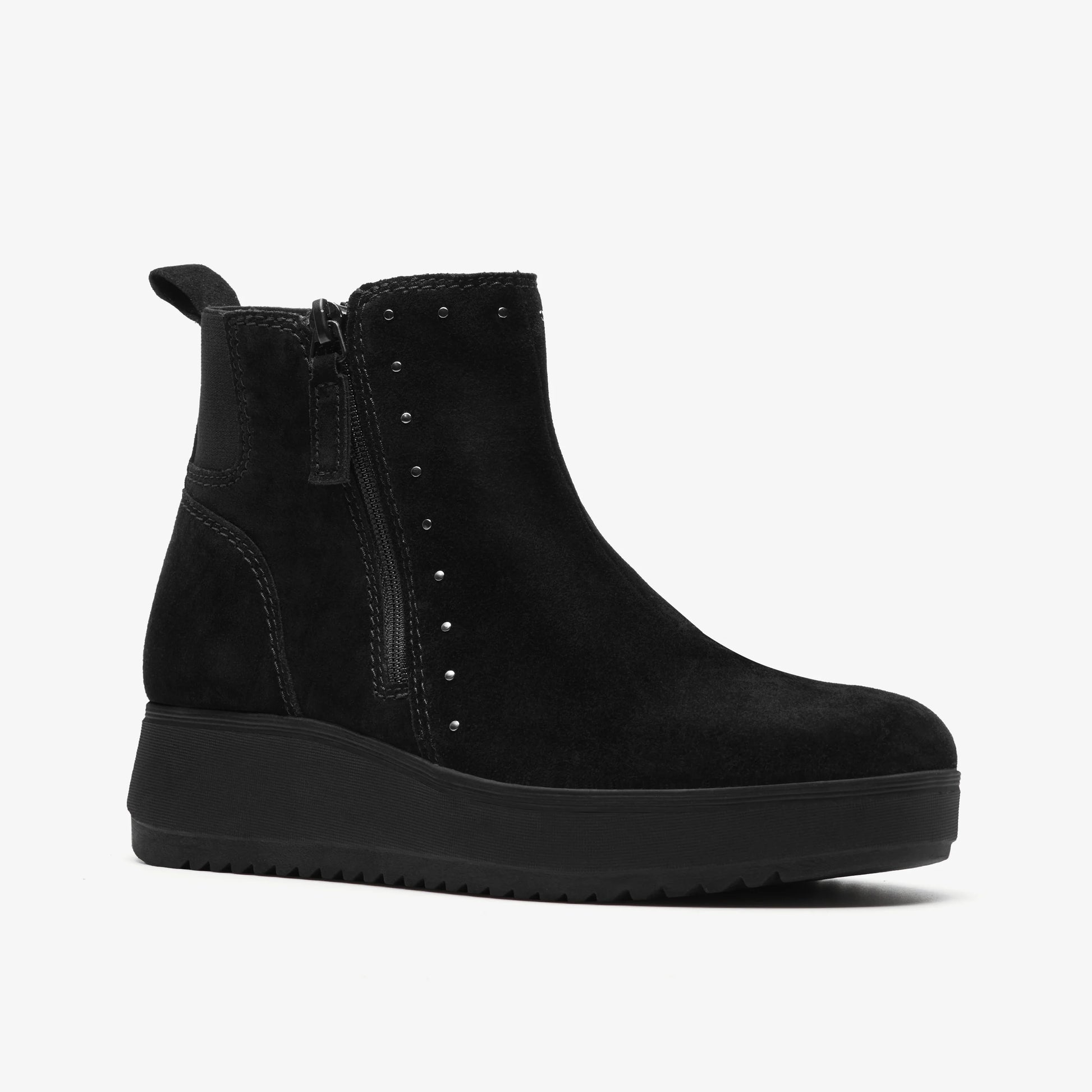 Botas De La Marca Clarks  Para Mujer Modelo Zylah Willow Black Sde En Color Negro