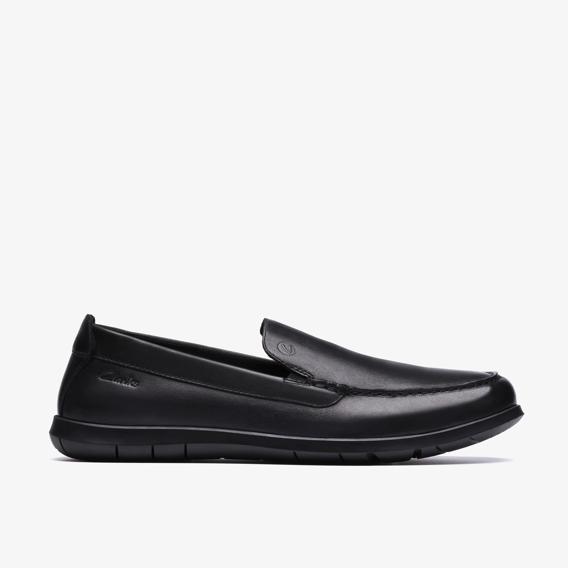 Zapatos Casual De La Marca Clarks  Para Hombre Modelo Flexway Step Black Smooth En Color Negro