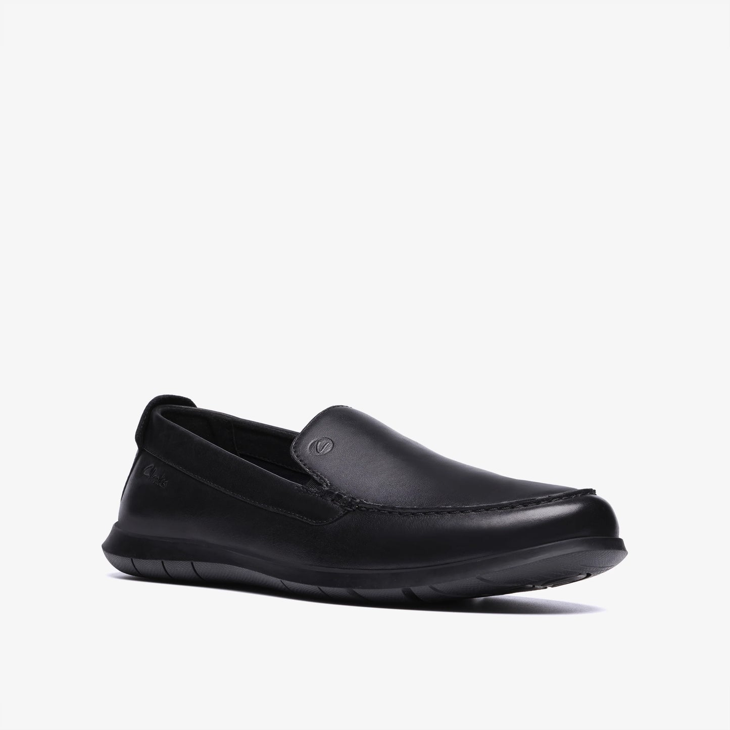 Zapatos Casual De La Marca Clarks  Para Hombre Modelo Flexway Step Black Smooth En Color Negro