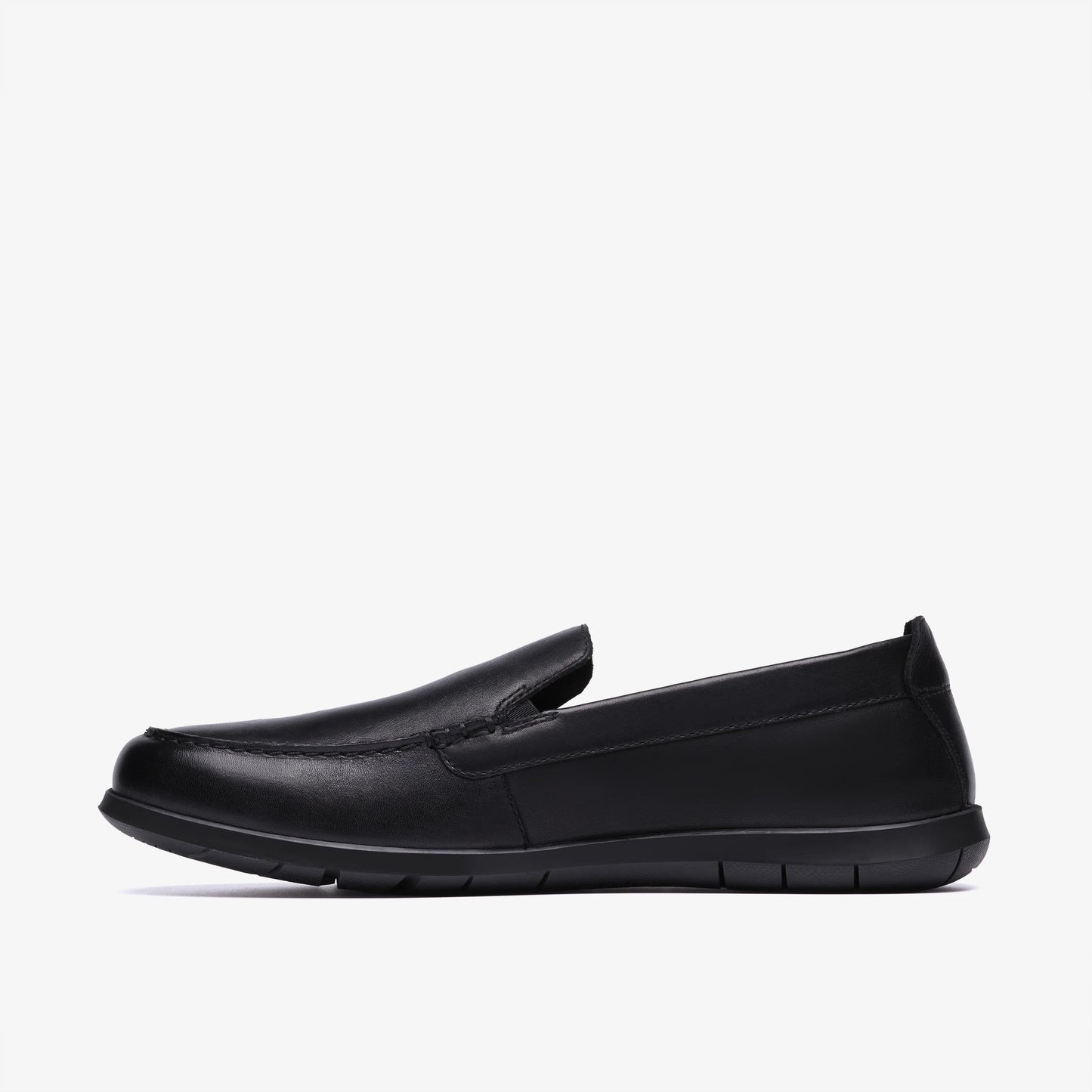 Zapatos Casual De La Marca Clarks  Para Hombre Modelo Flexway Step Black Smooth En Color Negro