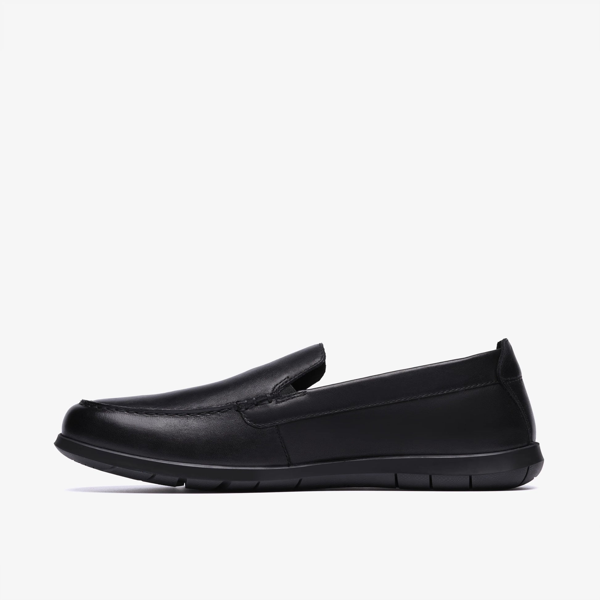 Zapatos Casual De La Marca Clarks  Para Hombre Modelo Flexway Step Black Smooth En Color Negro