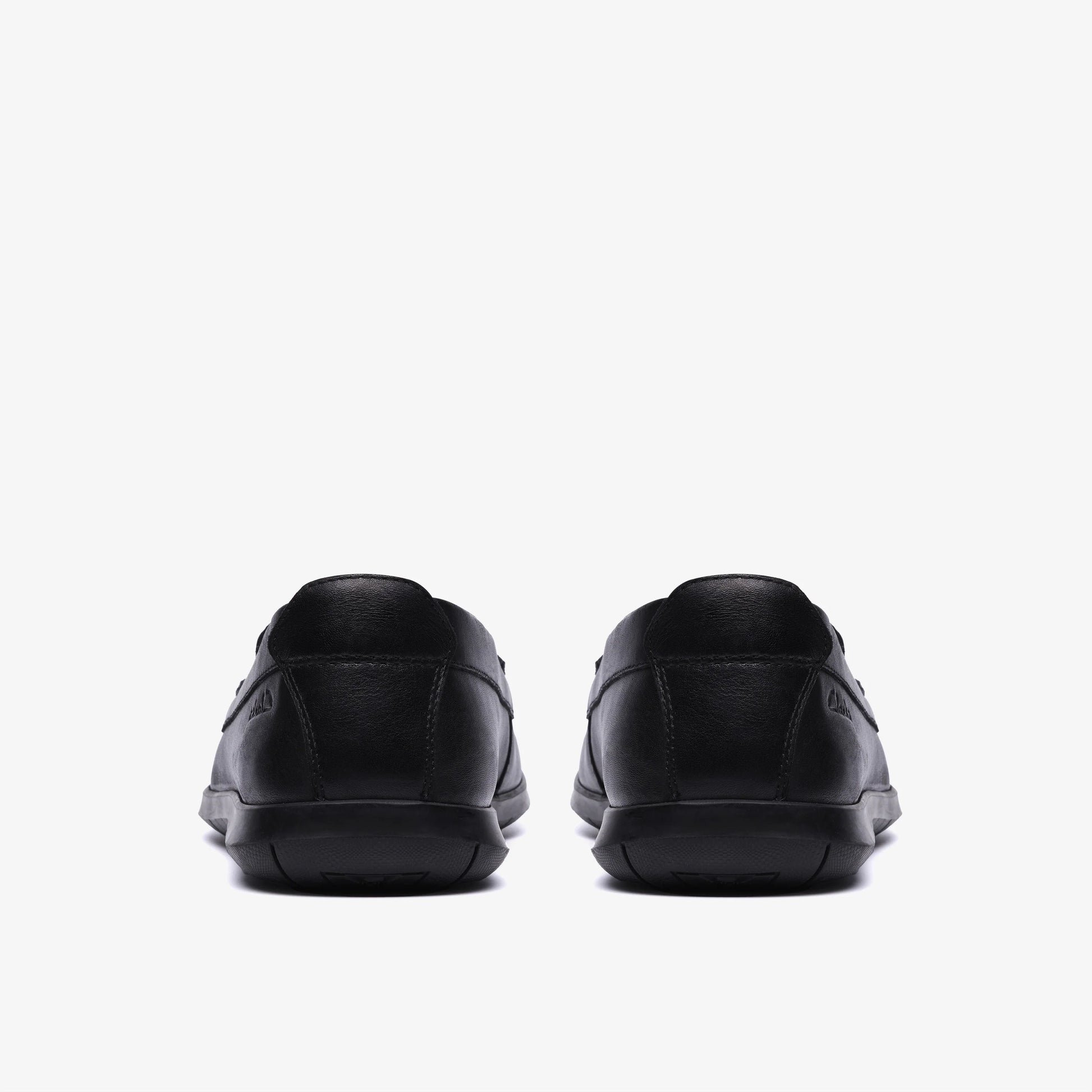 Zapatos Casual De La Marca Clarks  Para Hombre Modelo Flexway Step Black Smooth En Color Negro