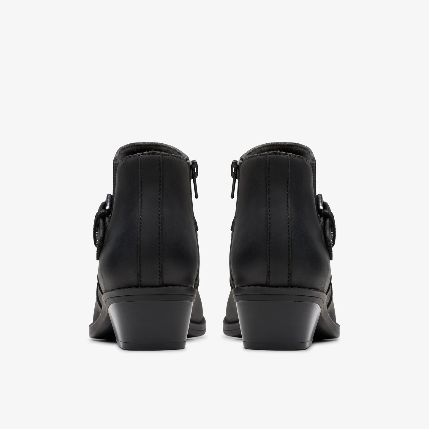 Botas De La Marca Clarks Para Mujer Modelo Danyelle Wish Black Oily Lea En Color Negro