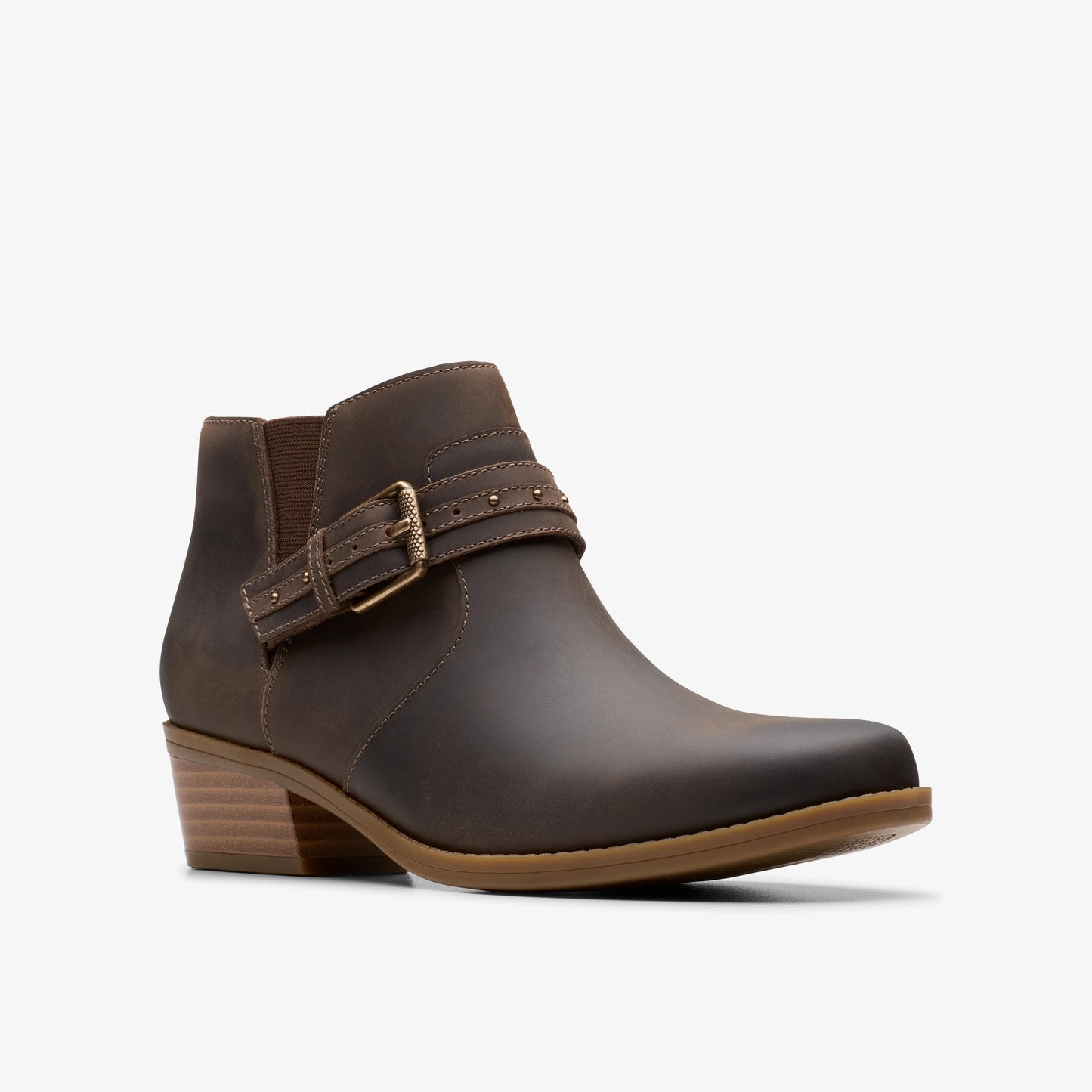 Botas De La Marca Clarks Para Mujer Modelo Danyelle Wish Taupe Oily Lea En Color Beige
