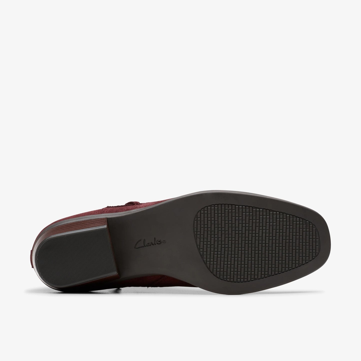 Botas De La Marca Clarks Para Mujer Modelo Danyelle Wish Merlot Suede En Color Rojo