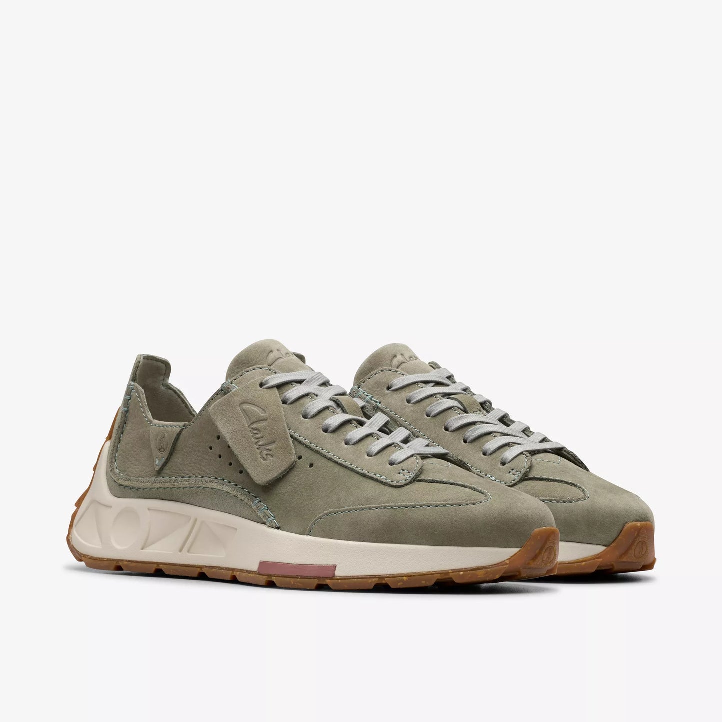 Sneakers De La Marca Clarks Para Mujer Modelo Craft Speed Light Green N0Buck En Color Verde
