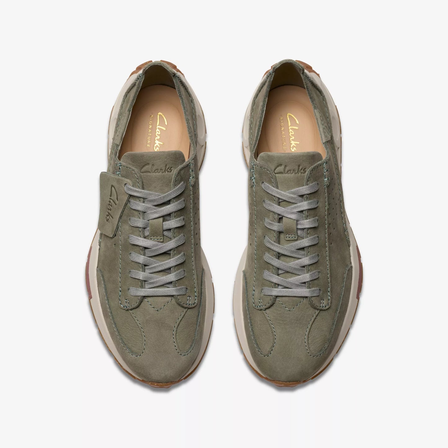 Sneakers De La Marca Clarks Para Mujer Modelo Craft Speed Light Green N0Buck En Color Verde