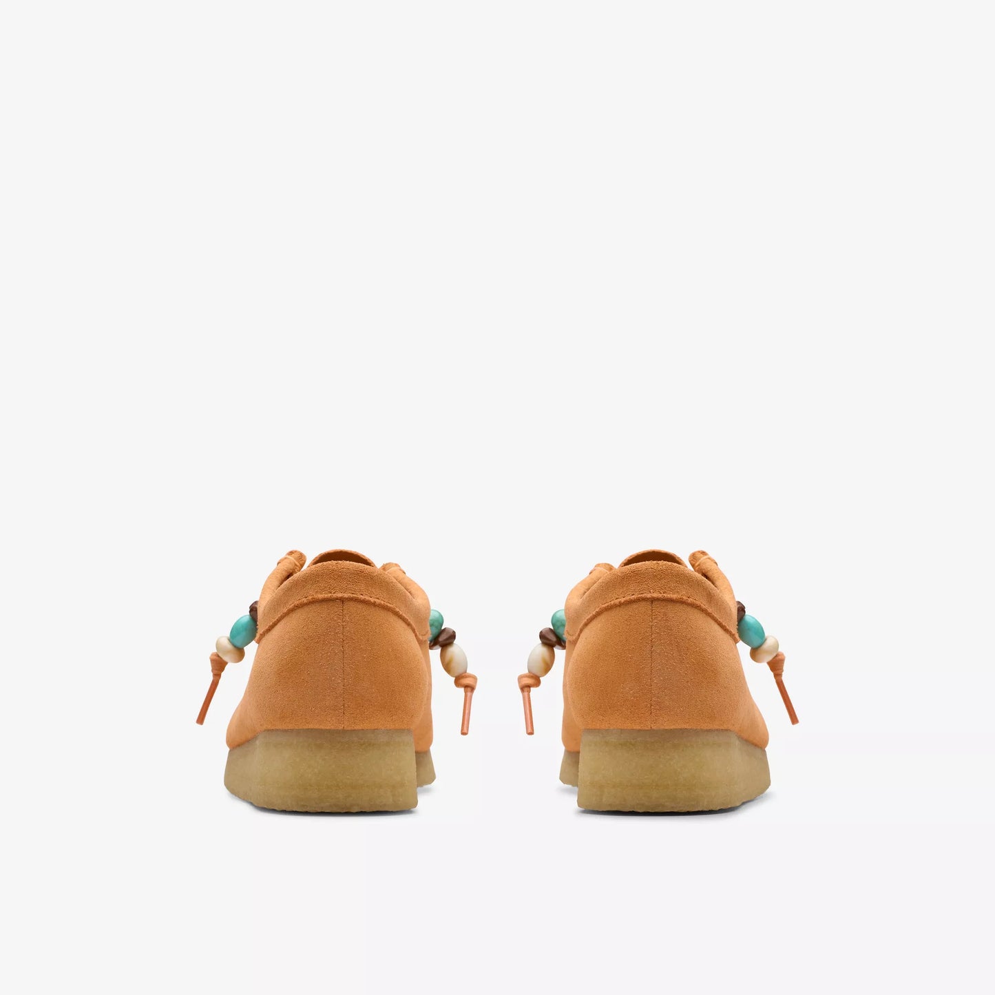 Zapatos Derby Mujer De La Marca Clarks Para Wallabee Originals Modelo Pale Peach Suede