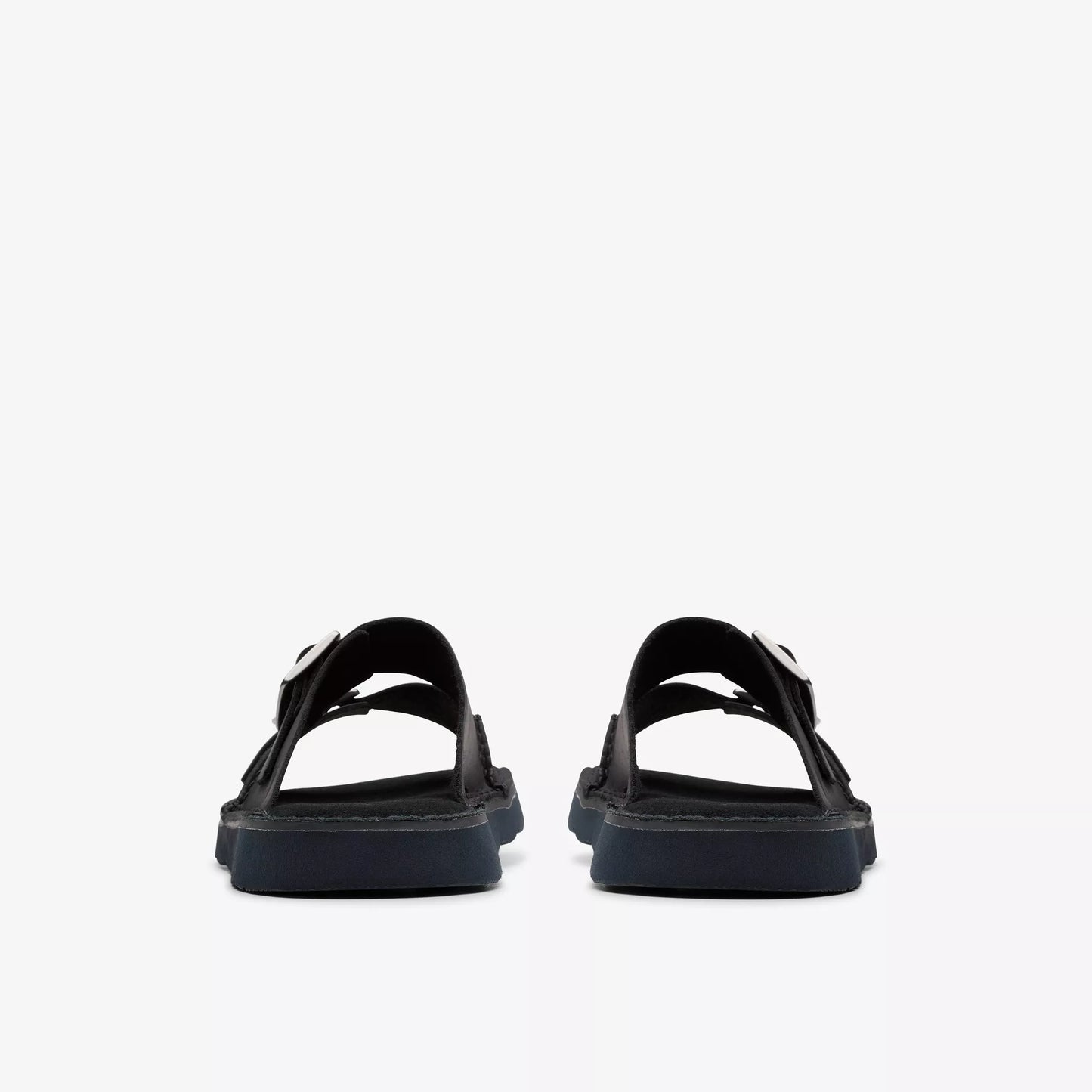 Sandalias De La Marca Clarks Para Hombre Modelo Solsbury Strap Black Leather En Color Negro