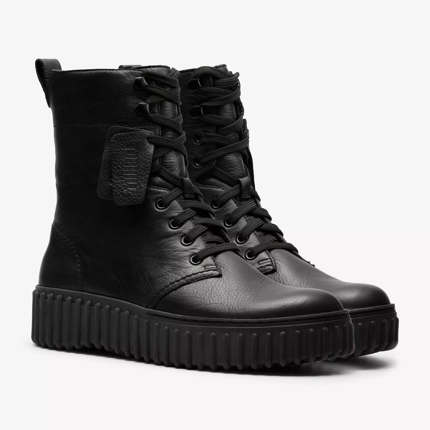 CLARKS | BOTAS | MUJER | TORHILL STYLE BLACK LEATHER | NEGRO