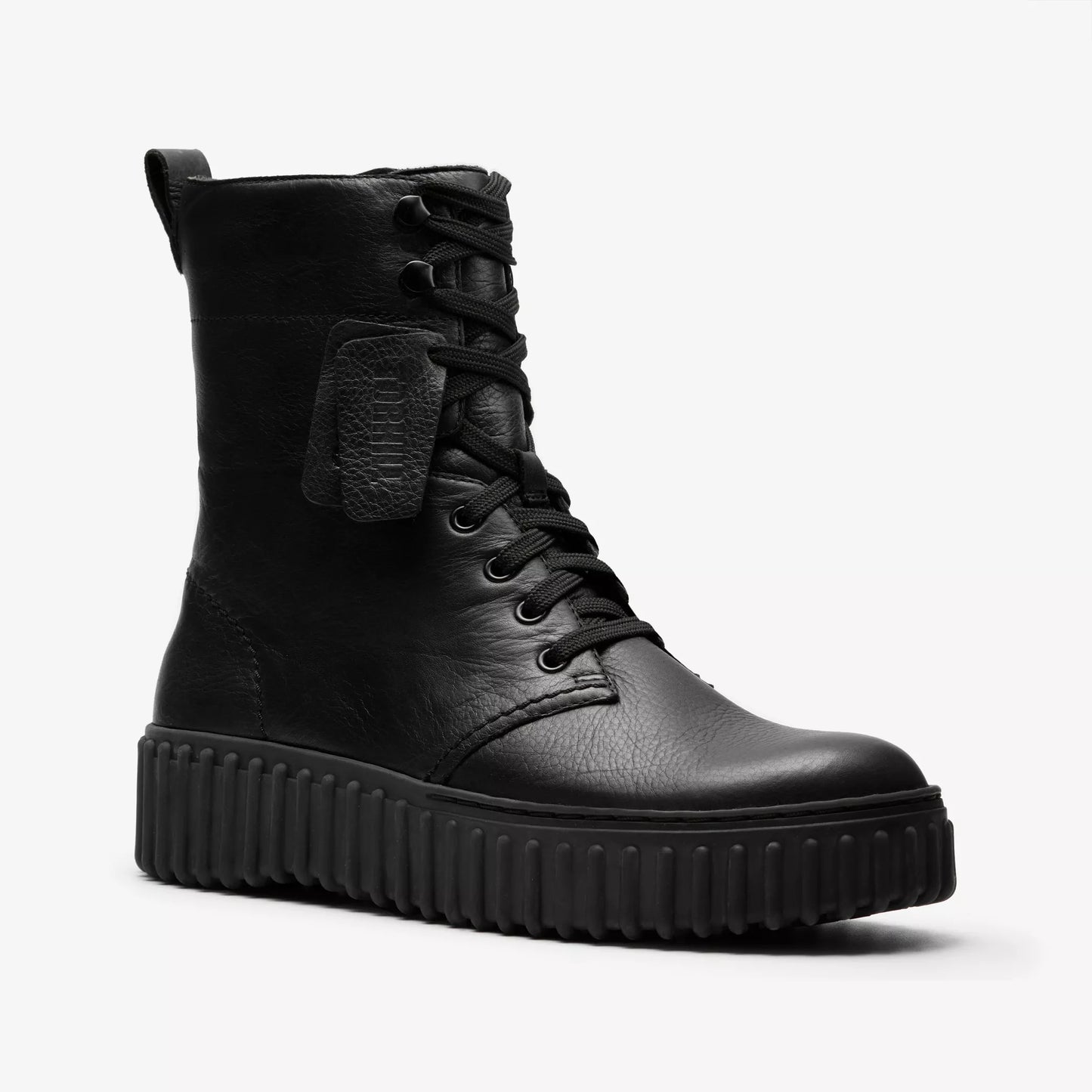 CLARKS | BOTAS | MUJER | TORHILL STYLE BLACK LEATHER | NEGRO