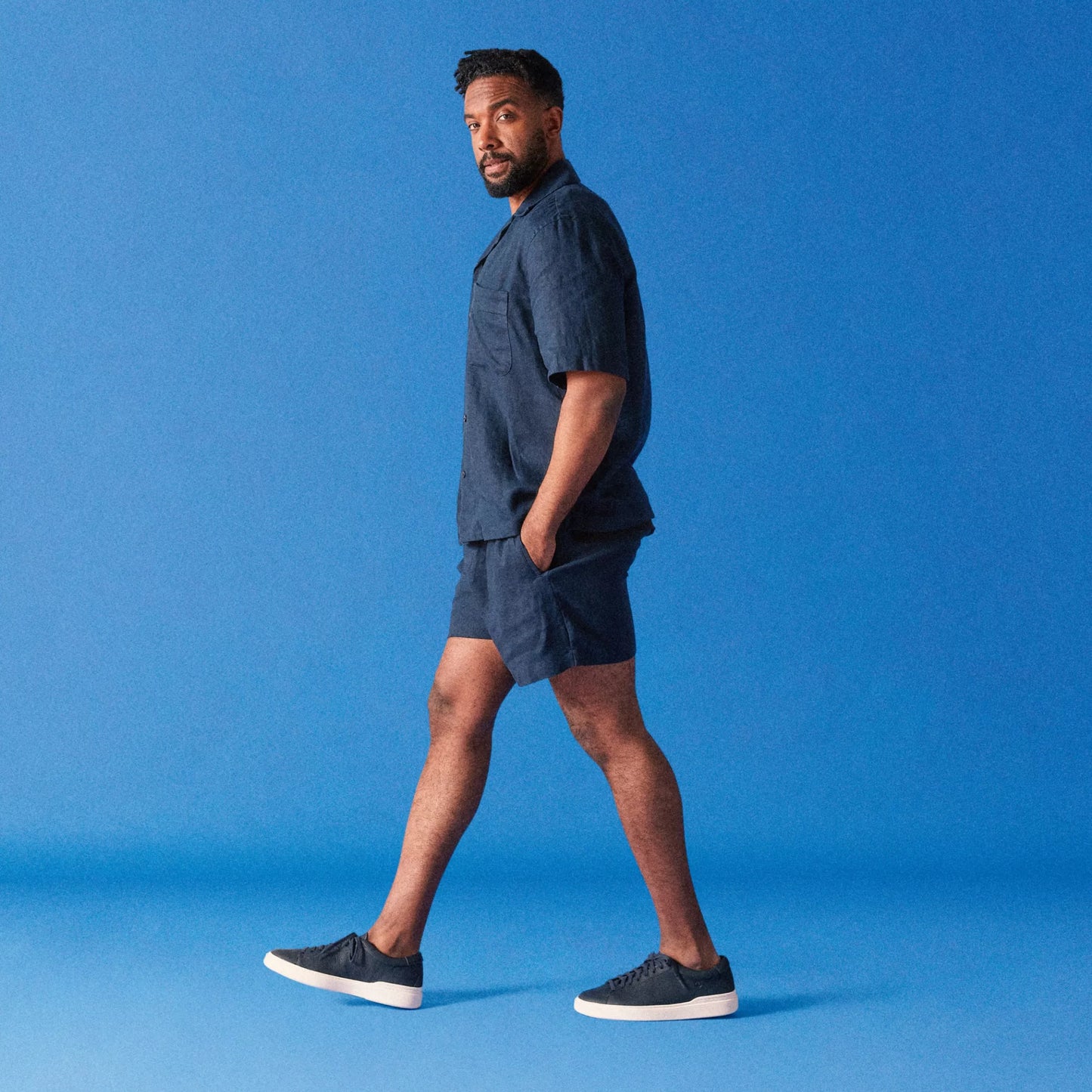 CLARKS | SNEAKERS | HOMBRE | CRAFT SWIFT NAVY LEATHER | AZUL