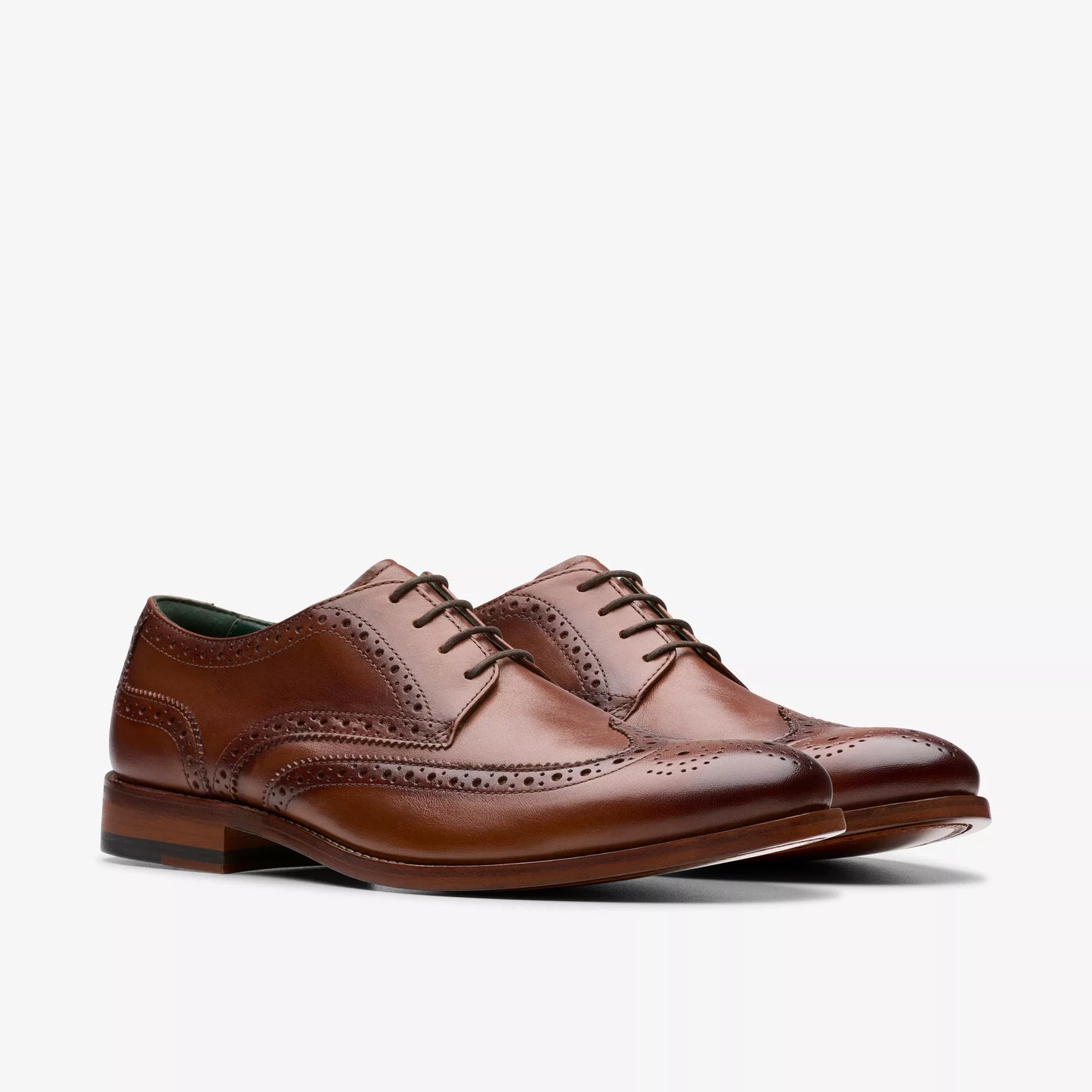 CLARKS | ZAPATOS DE VESTIR | HOMBRE | CRAFTJAMES TIP MID TAN LEATHER | MARRÓN