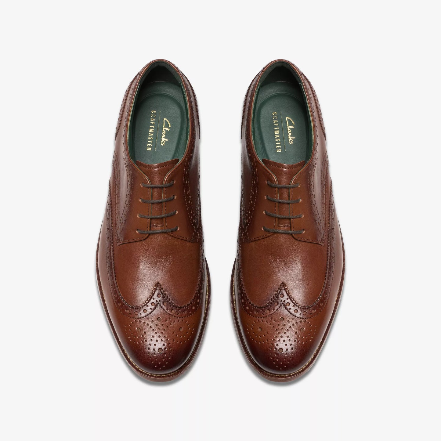 CLARKS | ZAPATOS DE VESTIR | HOMBRE | CRAFTJAMES TIP MID TAN LEATHER | MARRÓN