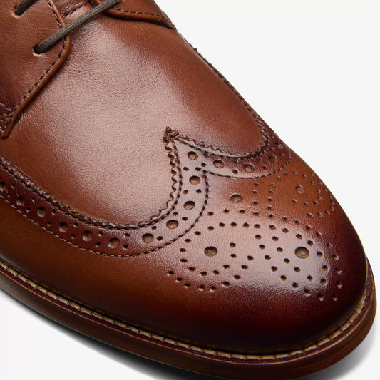 CLARKS | ZAPATOS DE VESTIR | HOMBRE | CRAFTJAMES TIP MID TAN LEATHER | MARRÓN