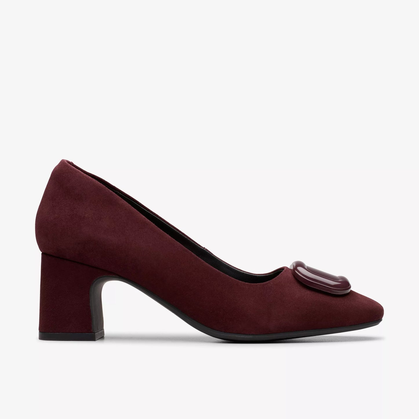 CLARKS | ZAPATOS DE VESTIR | MUJER | FERNIE TRIM MERLOT SUEDE | BURDEOS