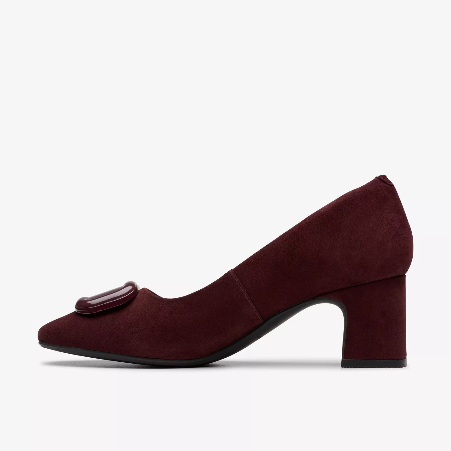 CLARKS | ZAPATOS DE VESTIR | MUJER | FERNIE TRIM MERLOT SUEDE | BURDEOS