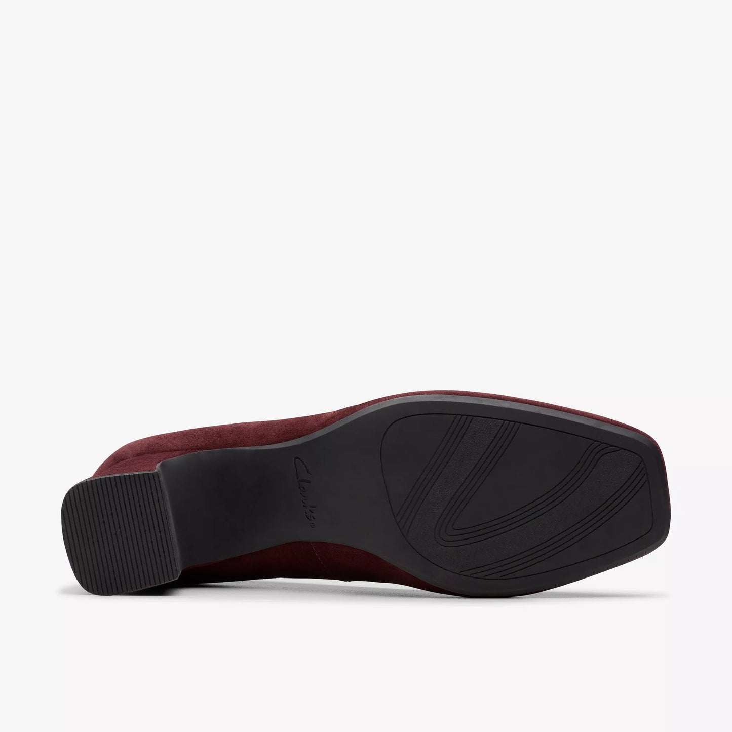 CLARKS | ZAPATOS DE VESTIR | MUJER | FERNIE TRIM MERLOT SUEDE | BURDEOS