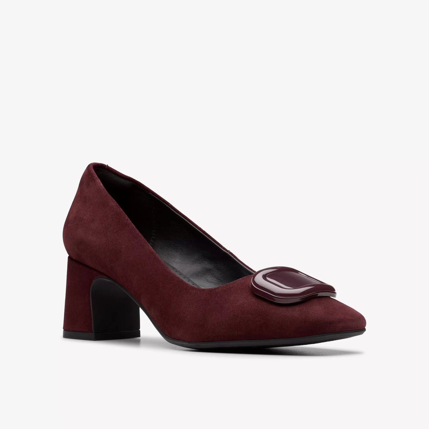 CLARKS | ZAPATOS DE VESTIR | MUJER | FERNIE TRIM MERLOT SUEDE | BURDEOS