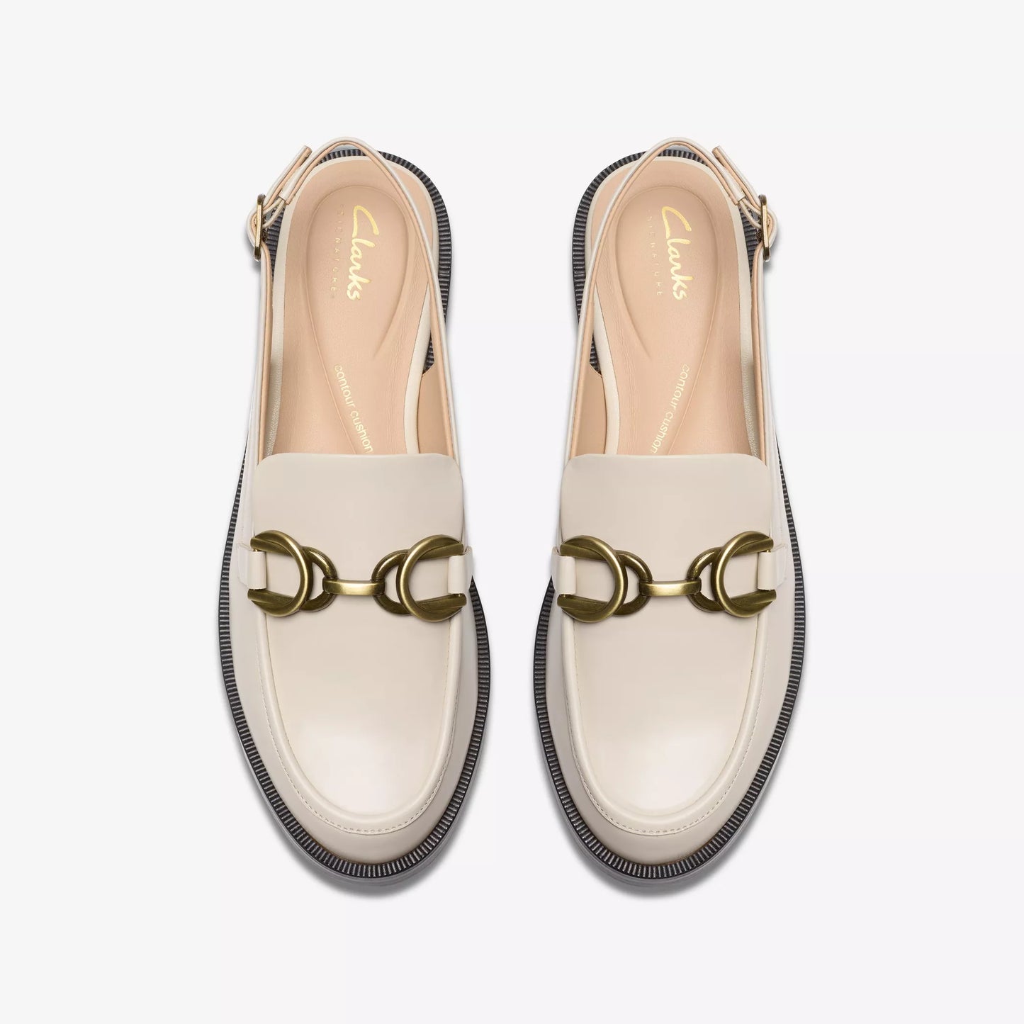 CLARKS | MOCASINES | MUJER | STRAVEN SLING CREAM LEATHER | BLANCO