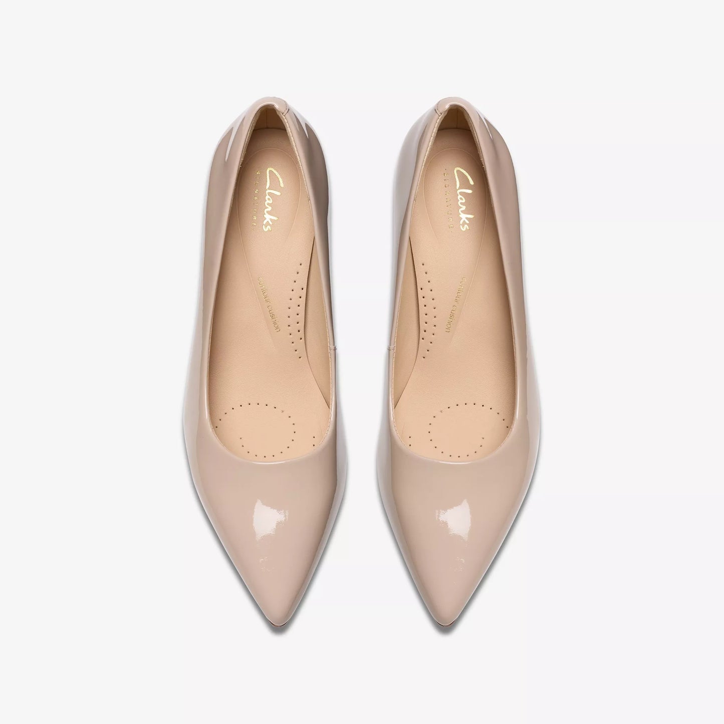 CLARKS | ZAPATOS DE VESTIR | MUJER | ZAREY COURT SAND PATENT | BEIGE