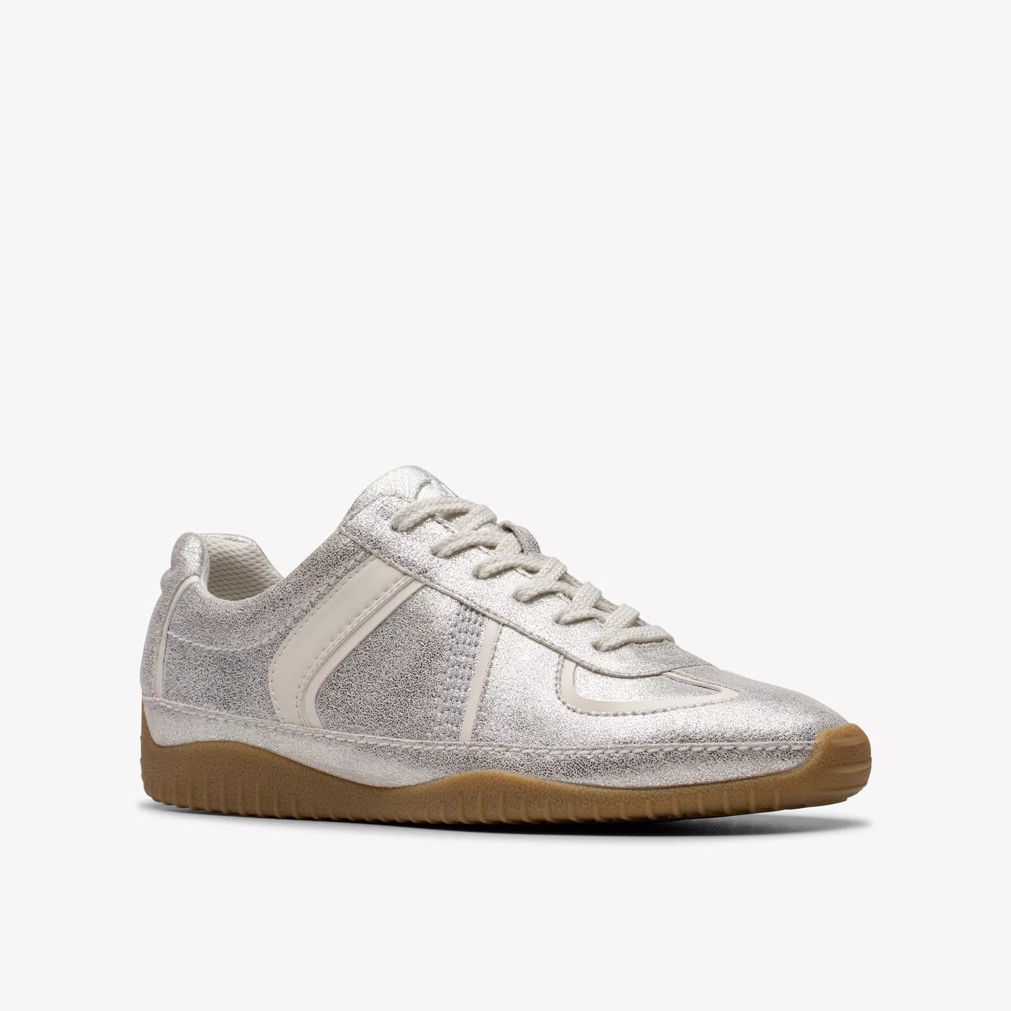 CLARKS | SNEAKERS | MUJER | MERIDOR LO METALLIC COMBINATION | PLATEADO